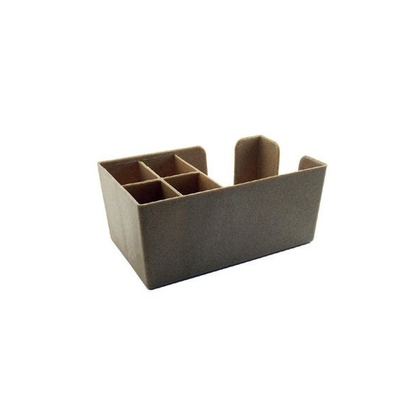 Bar Caddy dřevěný 25 × 25 × 10,5 cm