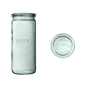 Sklenice WECK Cylindric 1040 ml s víčkem 6 ks