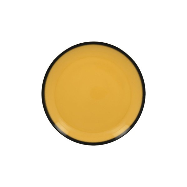 Lea talíř mělký kulatý 18 cm - žlutá