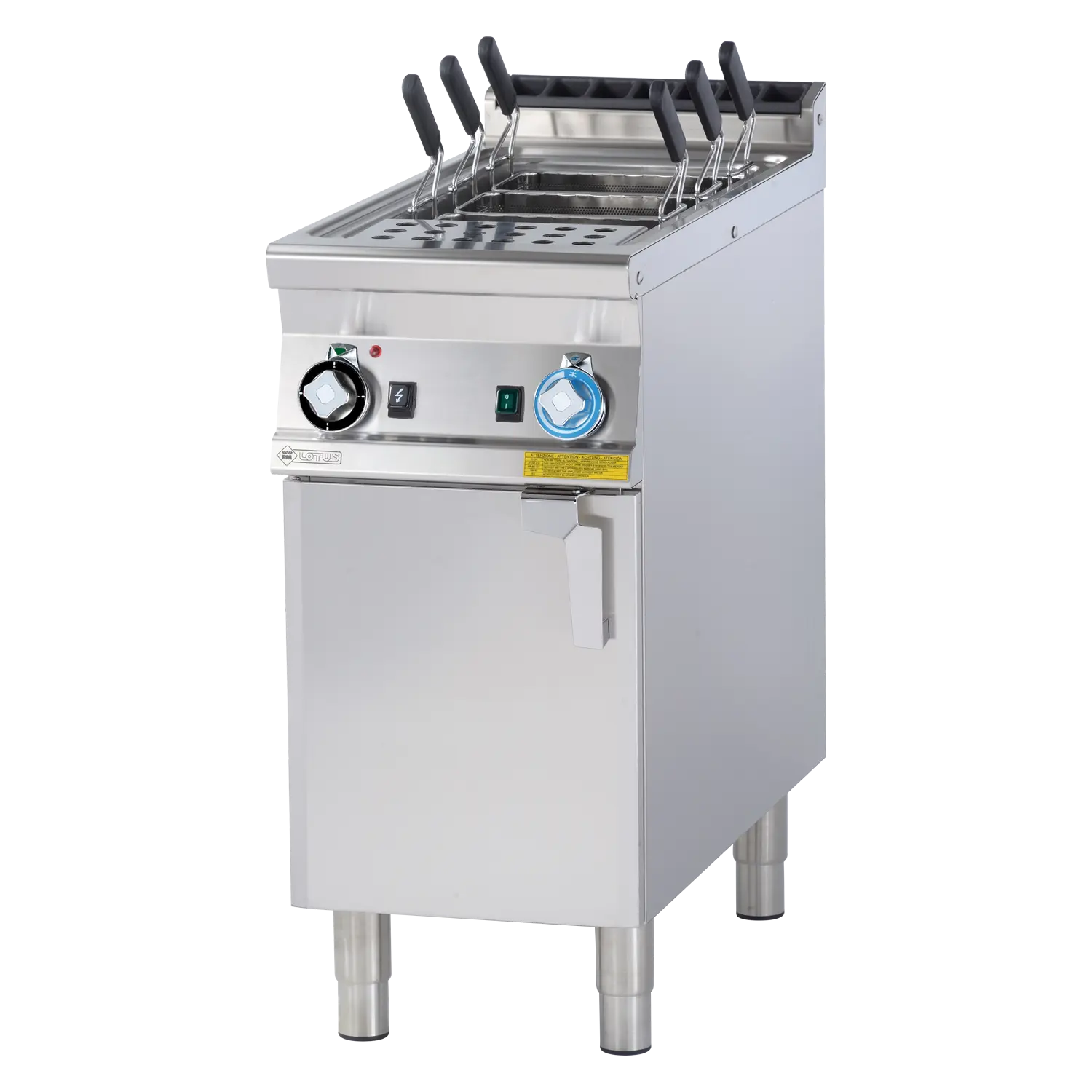 Pasta cooker gas 40 l with cabinet | RM - CP-94G